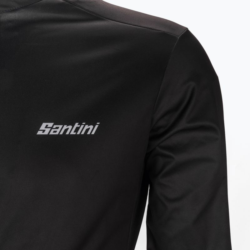 Dámská cyklistická bunda Santini Nebula Windproof/Rain černá 2W33275NEBULPURONE 3