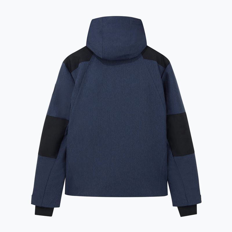 Pánská lyžařská bunda EA7 Emporio Armani Elitary Fashion fancy blue herringbo 6