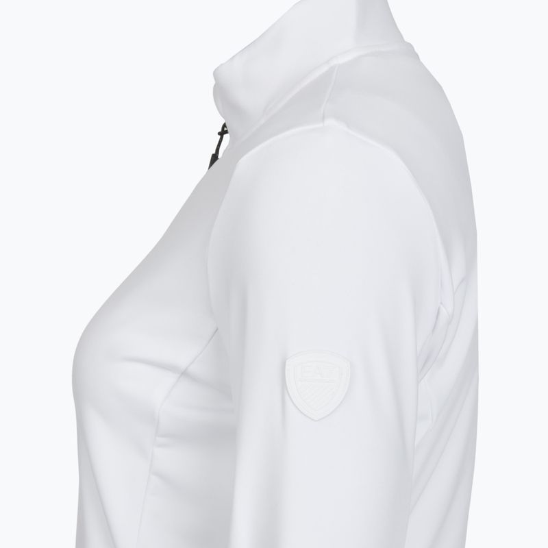 Dámská lyžařská mikina EA7 Emporio Armani Pure Powerstretch T-Top Half Zip white 3