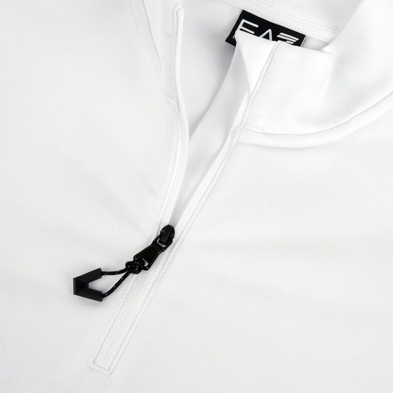 Dámská lyžařská mikina EA7 Emporio Armani Pure Powerstretch T-Top Half Zip white 4