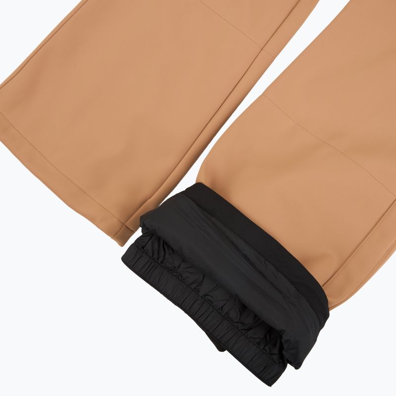 Dámské lyžařské kalhoty EA7 Emporio Armani Pure Softshell Waisted mocha mousse 5