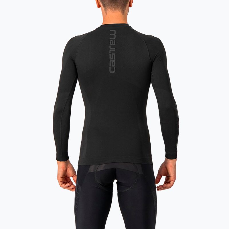 Pánské cyklistické tričko Longsleeve Castelli Core Seamless Base Layer black 2