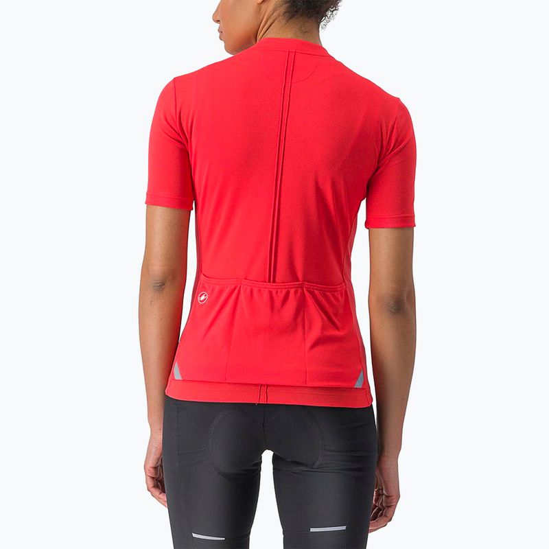 Dámský cyklistický dres  Castelli Anima 4 hibiscus 2