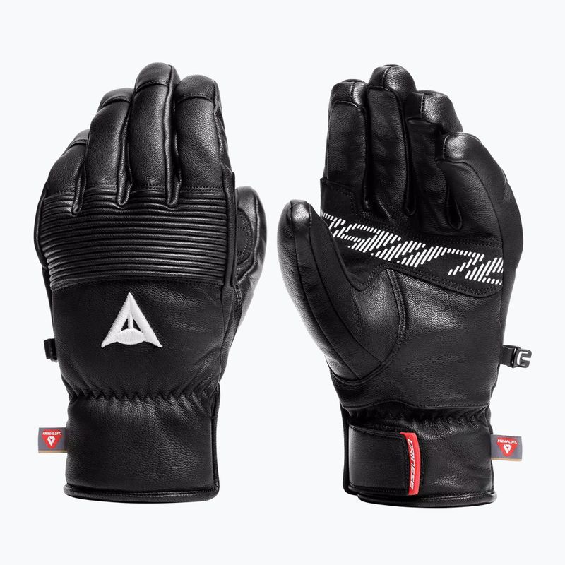 Lyžařské rukavice Dainese Leather stretch limo