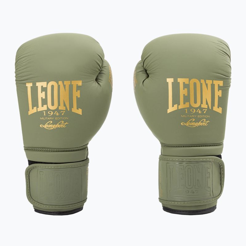 Boxerské rukavice Leone 1947 Military Green green GN059G 2