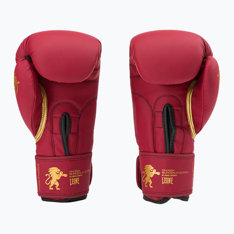 Leone Bordeaux Boxerské rukavice červené GN059X 3