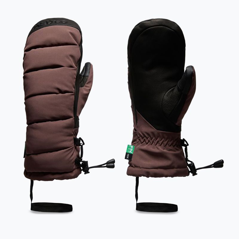 Dámské lyžařské rukavice Oakley Wmns B1B Winter Mittens dark umber