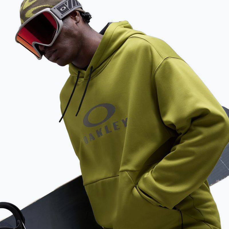 Pánská snowboardová mikina Oakley Rider Phantom Hoodie cactus 4