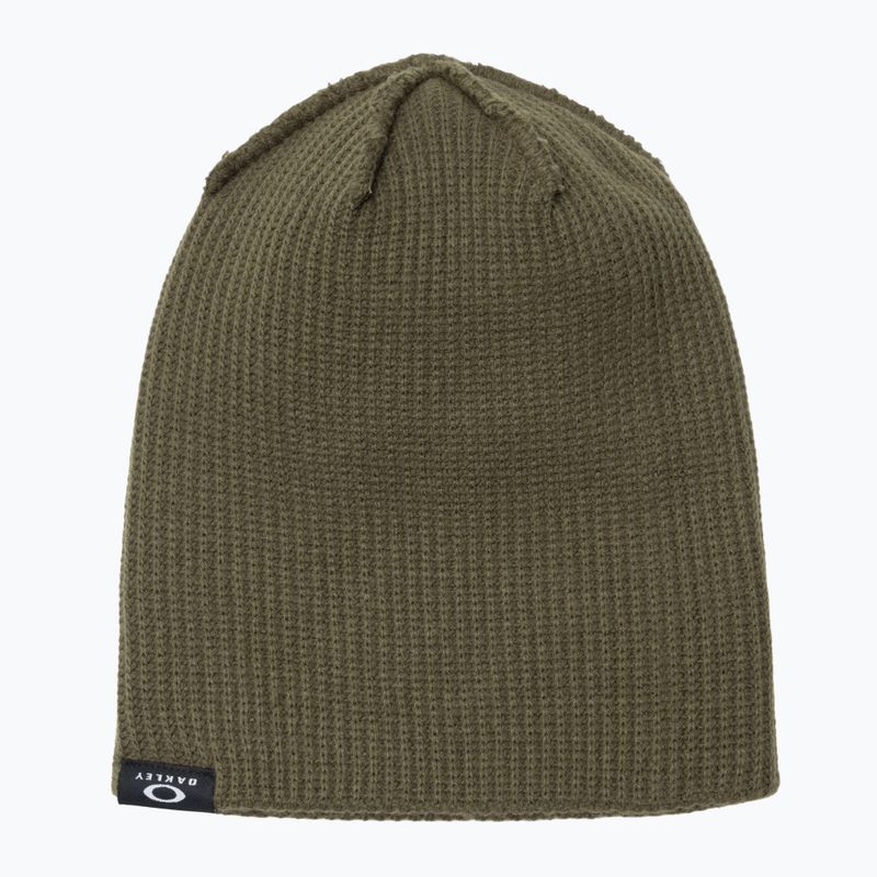 Zimní čepice Oakley Back Bone Beanie deep olive 4