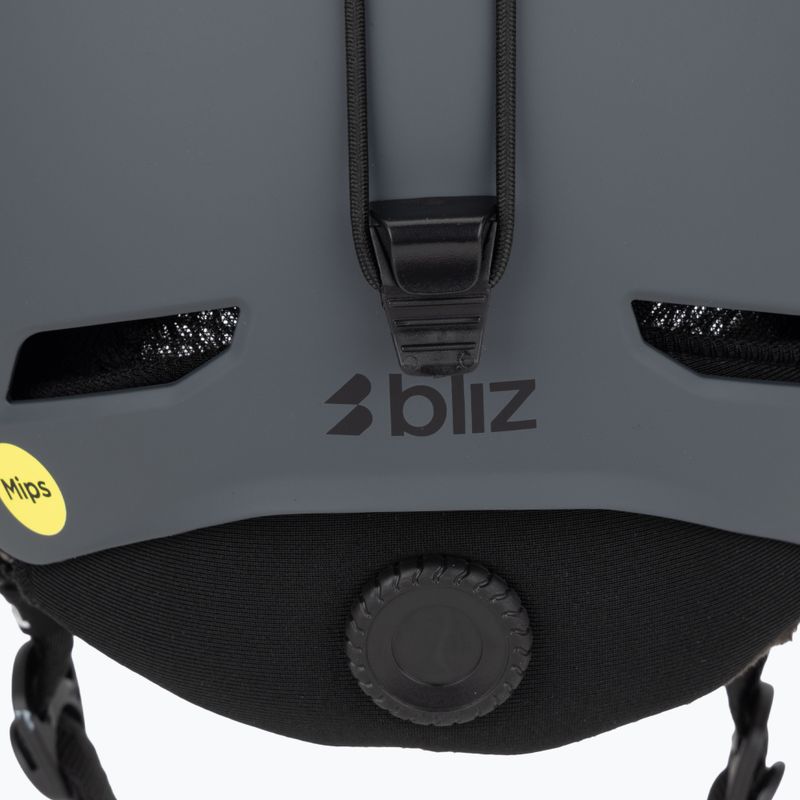 Lyžařská helma Bliz S003 MIPS matte grey 7