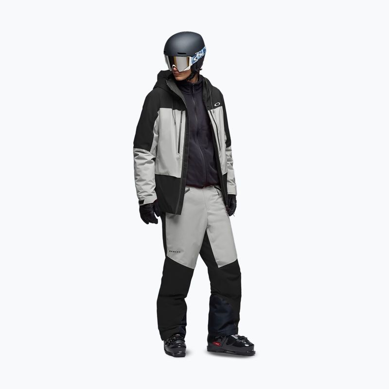 Pánské lyžařské kalhoty Oakley Canopy Pro Insulated Pitch Black/Cement 2