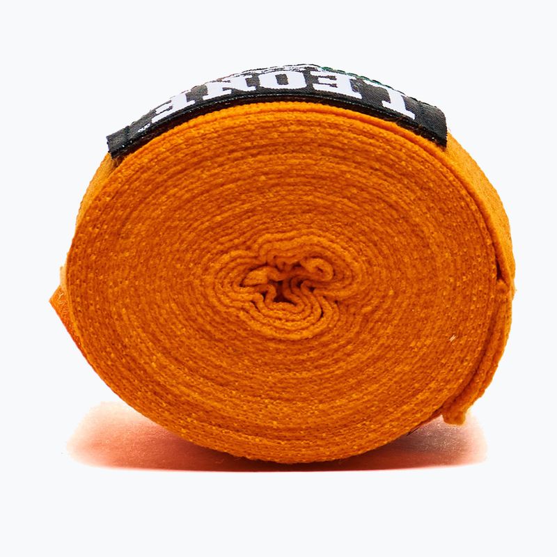 Boxerské bandáže Leone 1947 Hand Wraps 350 cm orange 4