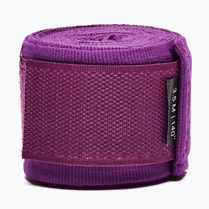 Boxerské bandáže Leone 1947 Hand Wraps 350 cm purple 3