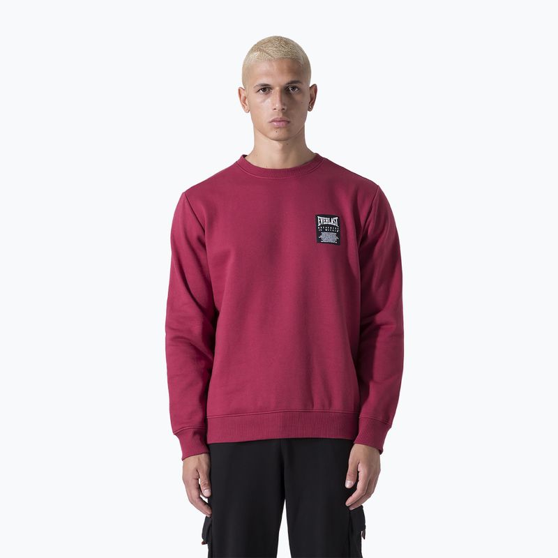 Pánská mikina Everlast Neutrals Crewneck bordeaux