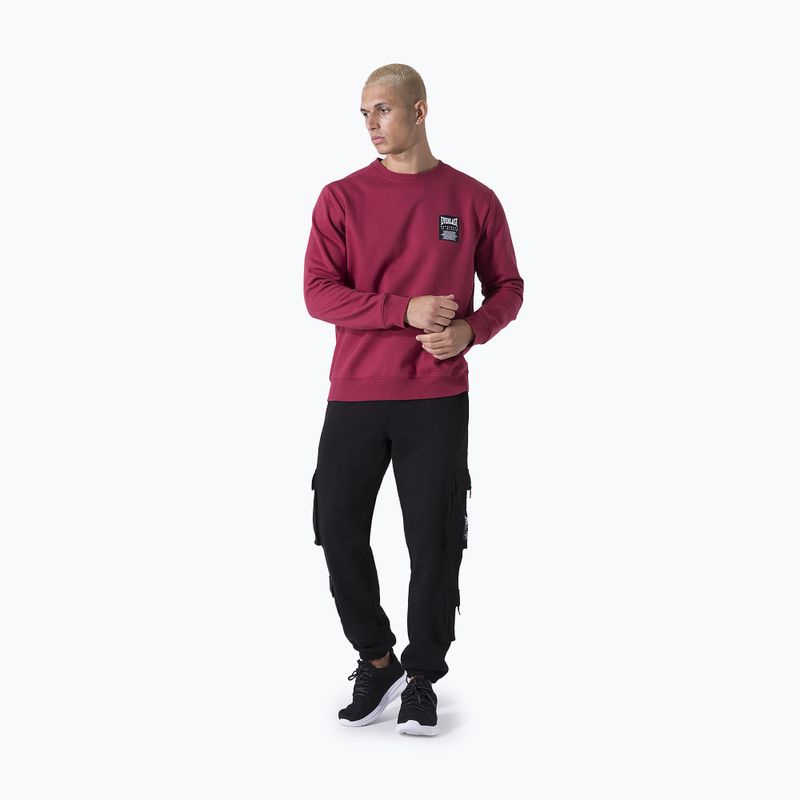 Pánská mikina Everlast Neutrals Crewneck bordeaux 2