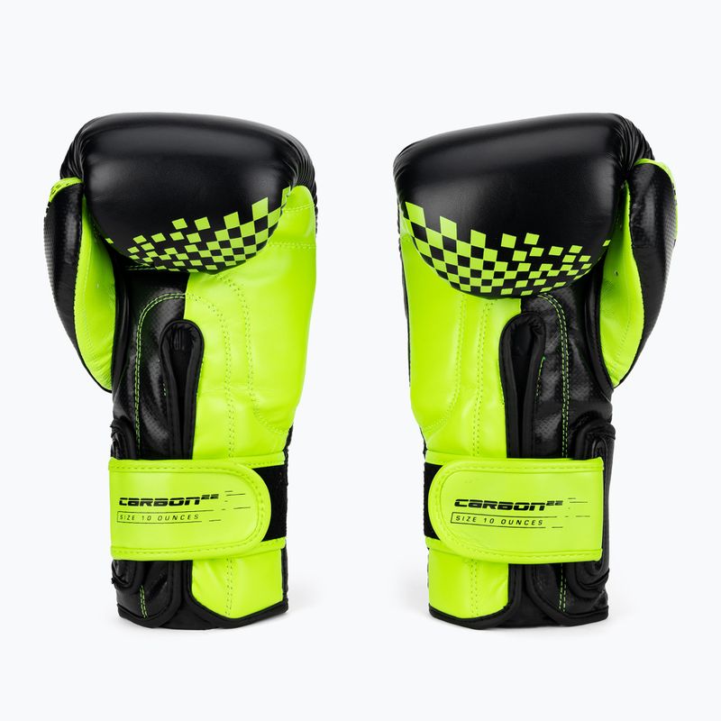 Boxerské rukavice Leone Carbon22 černo-zelené GN222 3