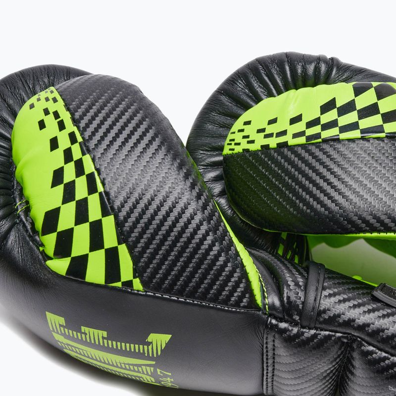 Boxerské rukavice Leone Carbon22 černo-zelené GN222 11