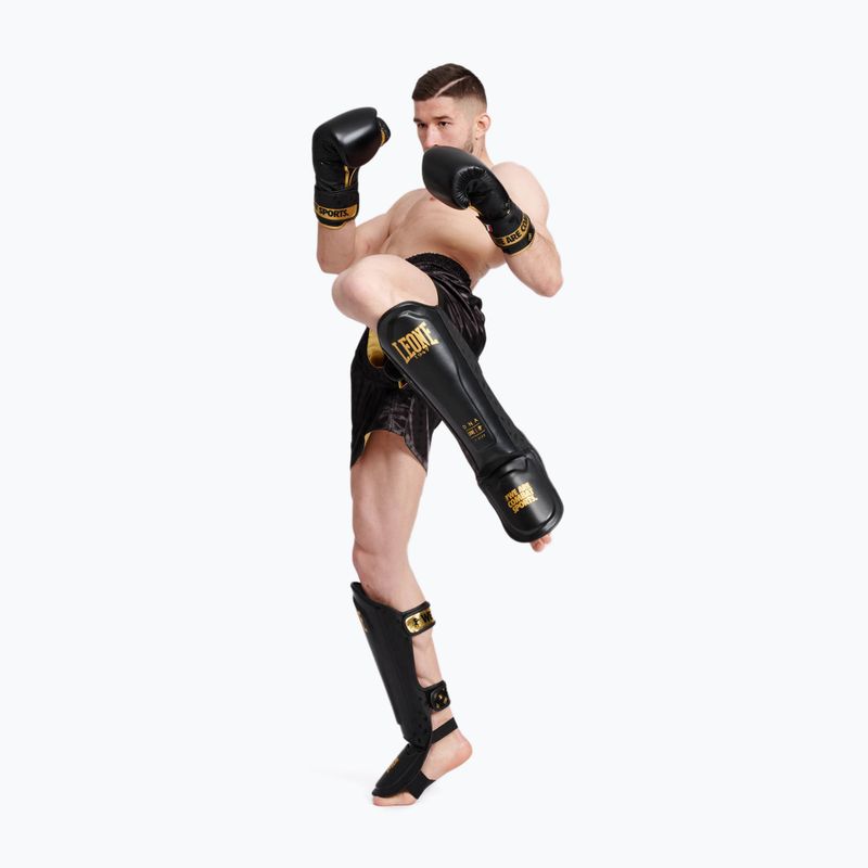 Chrániče holení Leone Dna tibia protectors black PT177 13