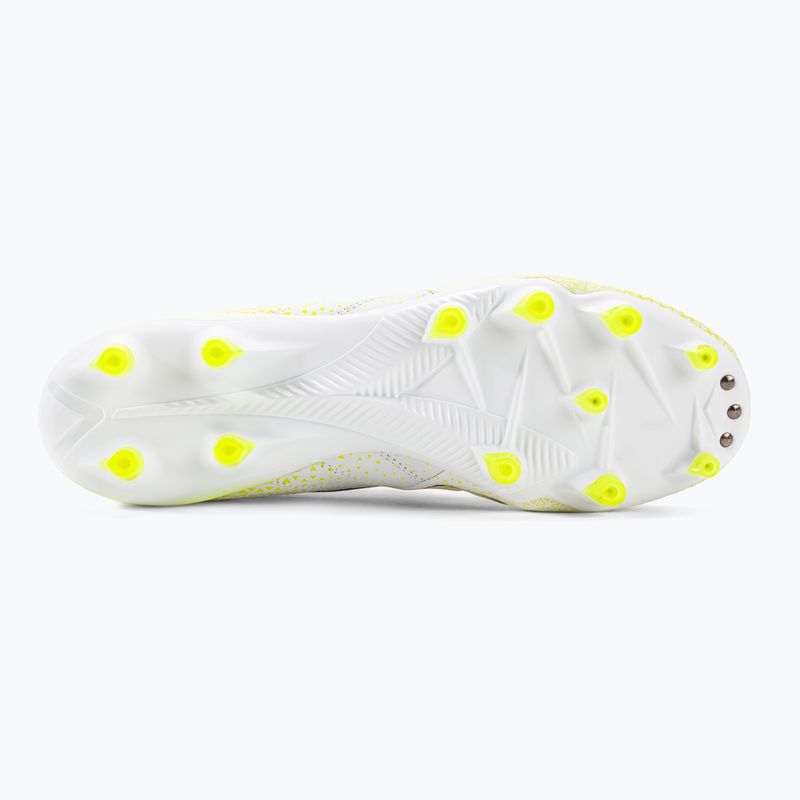 Pánské fotbalové boty Diadora Brasil Elite Tech GR LPX white/black/fluo yellow 5