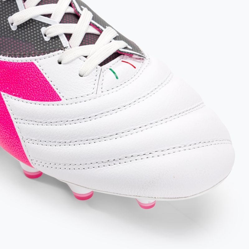 Pánské kopačky Diadora Brasil Elite Veloce GR ITA LPX white/pink fluo/blue fluo 7