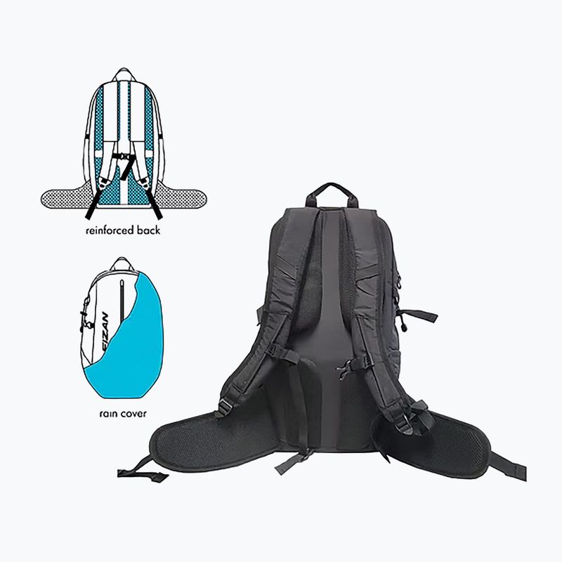 Turistický batoh Fizan Active 28 l black 3
