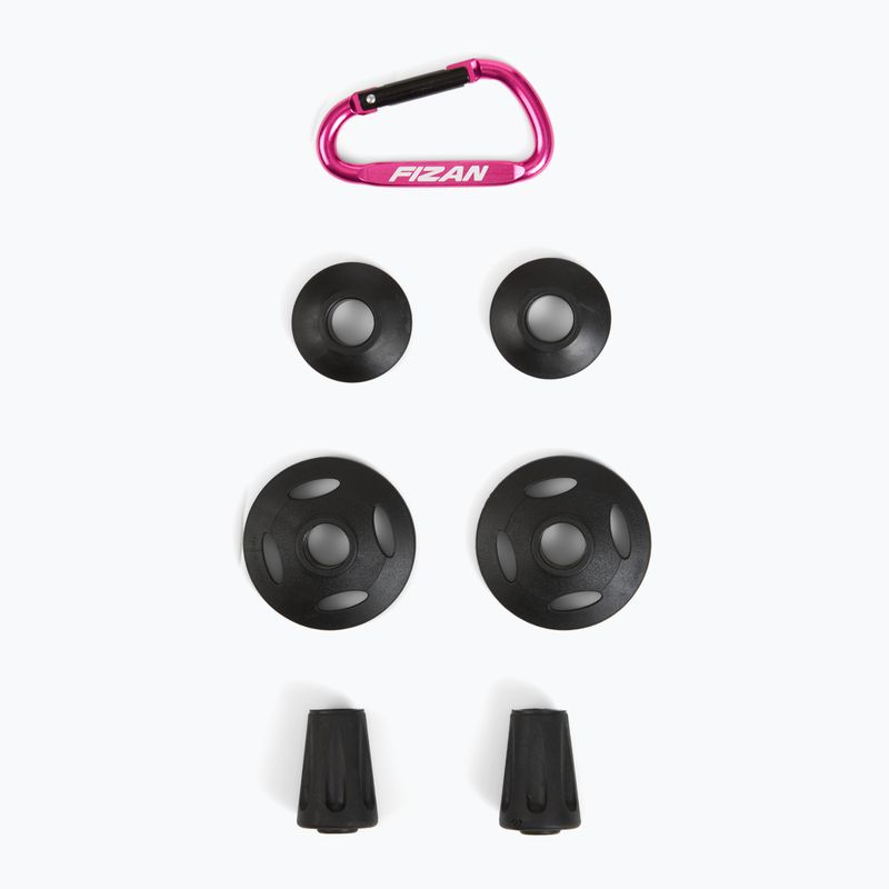 Trekové hole Fizan Trek Pro grey/yellow 7