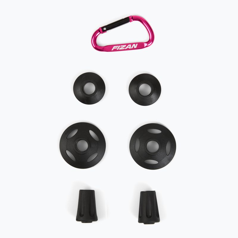 Trekové hole Fizan Trek Pro L dark red 7