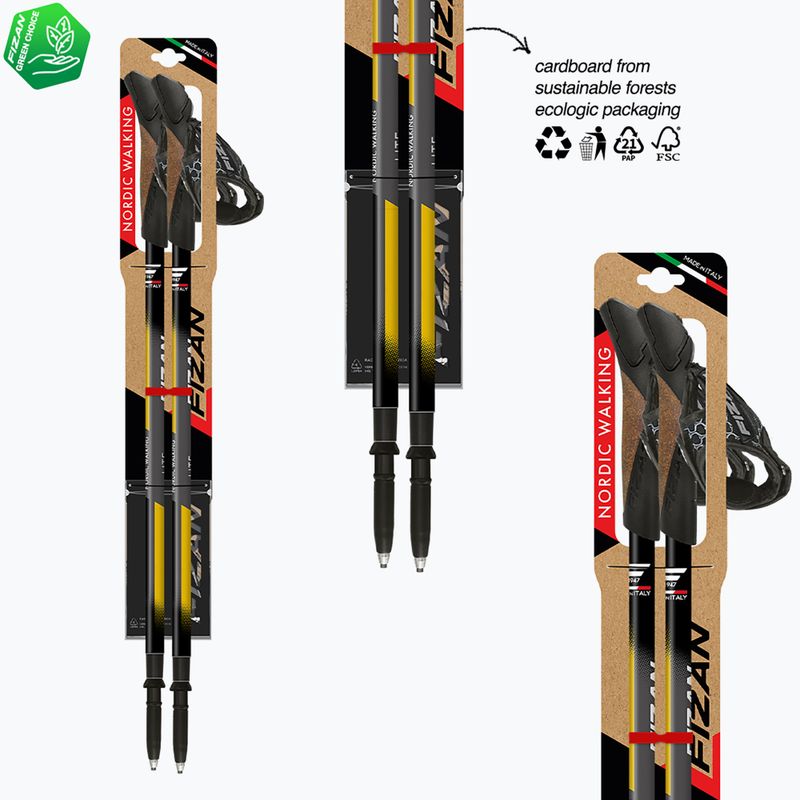 Hole na Nordic Walking Fizan Lite Tech yellow 11