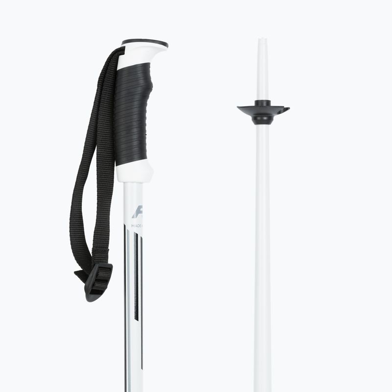 Lyžařské hole Fizan Action Pro white 3