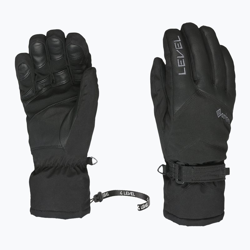 Pánské lyžařské rukavice Level Evolution Plus Gore-Tex black