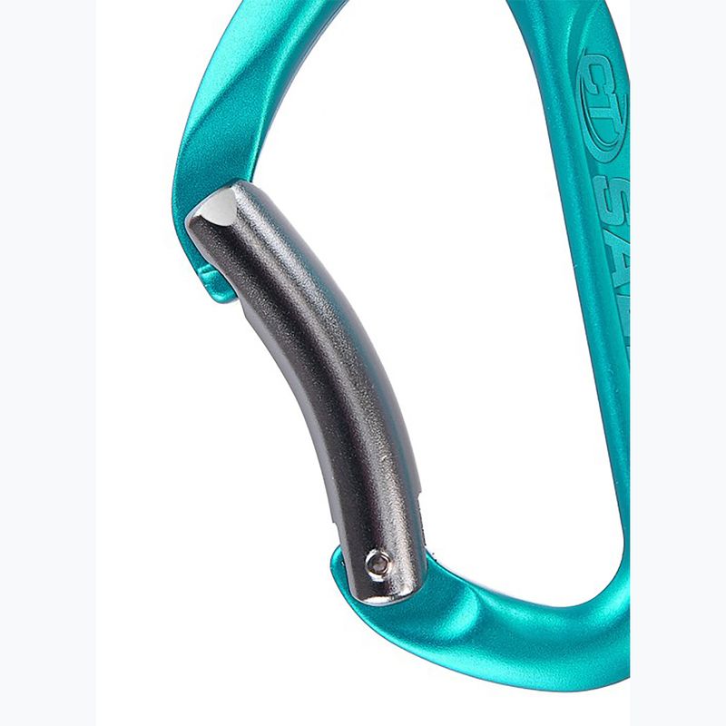 Lezecká karabina Climbing Technology Salto B electricblue/titanium 2
