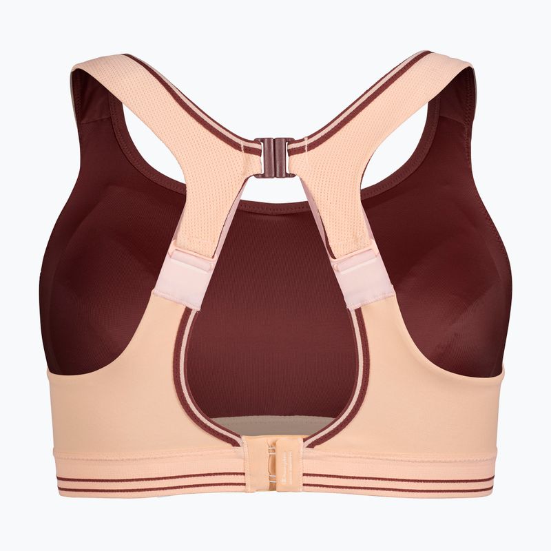 Fitness  podprsenka Shock Absorber Ultimate Run Bra pink glow 2