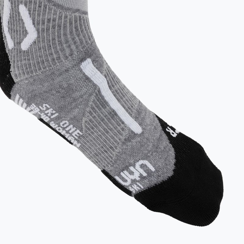 Dámské lyžařské ponožky Uyn Ski One Merino Socks grey melange/white 3