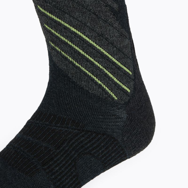 Pánské lyžařské ponožky UYN Ski One Comfort Fit anthracite/lime 3
