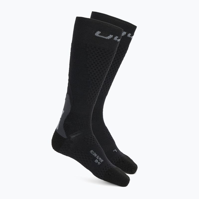 Pánské lyžařské ponožky UYN Ski One Alpine Merino black/grey