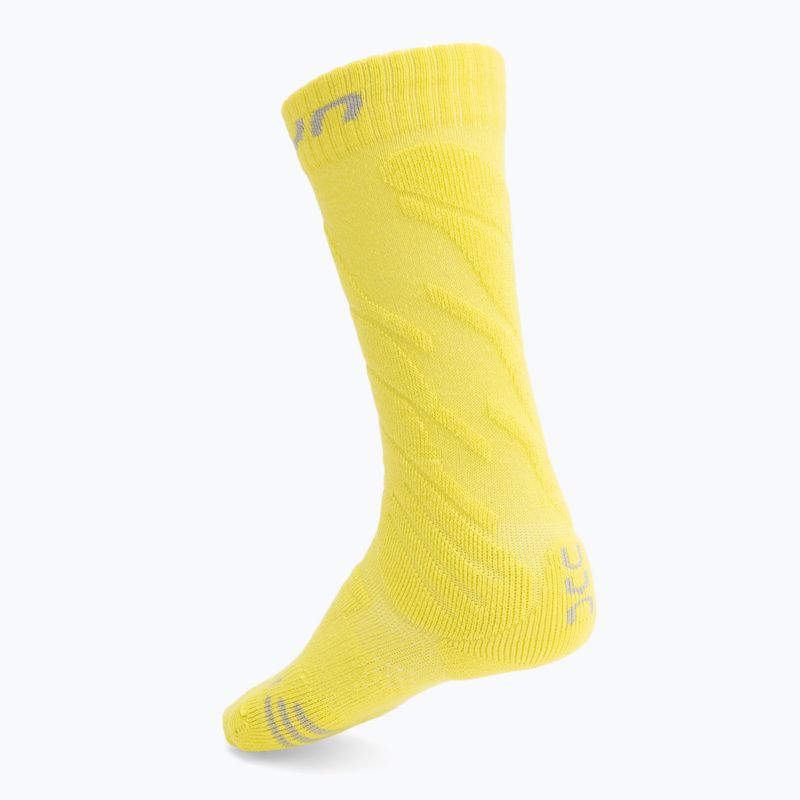 Dětské lyžařské ponožky UYN Junior Ski green lime 2