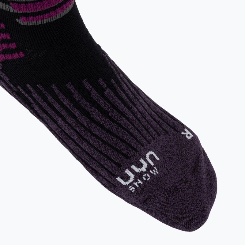Dámské snowboardové ponožky UYN Ski Snowboard black/purple 3