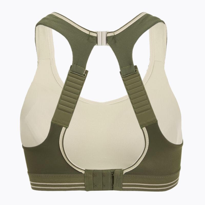Sportovní podprsenka Shock Absorber Ultimate Run Bra khaki 2