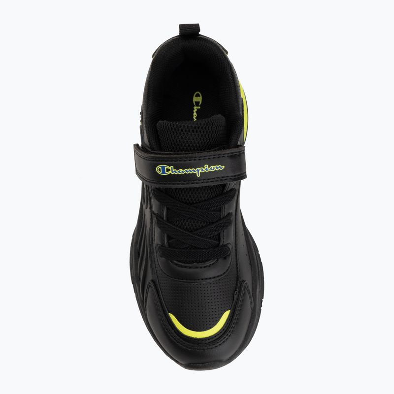 Dětské boty do vody Champion Eagle Run PS Low Cut new black/deep zaffre blue/fall leaf 5