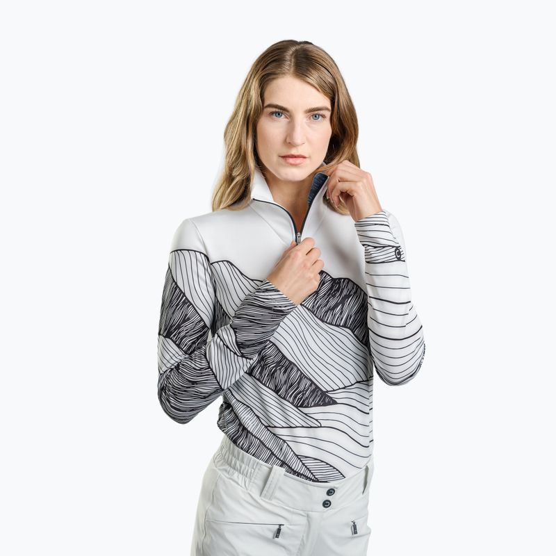 Dámská mikina DOTOUT Peaks print outline col/black beauty 2