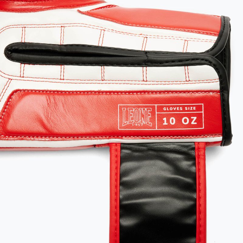Boxerské rukavice LEONE 1947 Iconic red 10