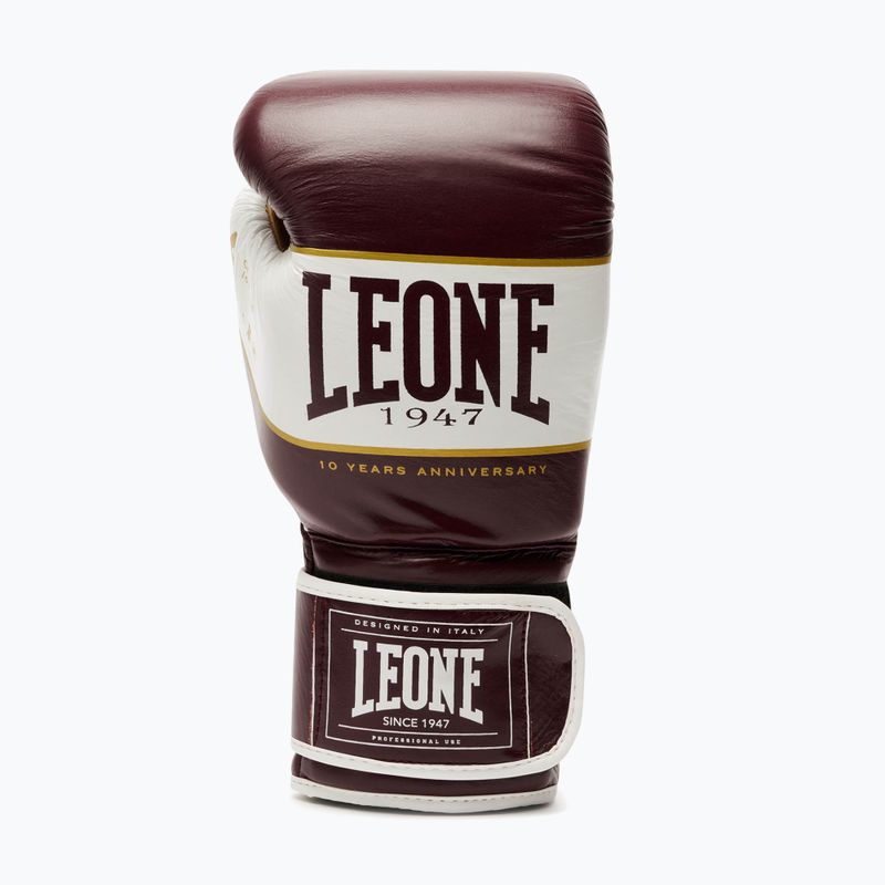 Boxerské rukavice LEONE 1947 Shock X burgundy 3