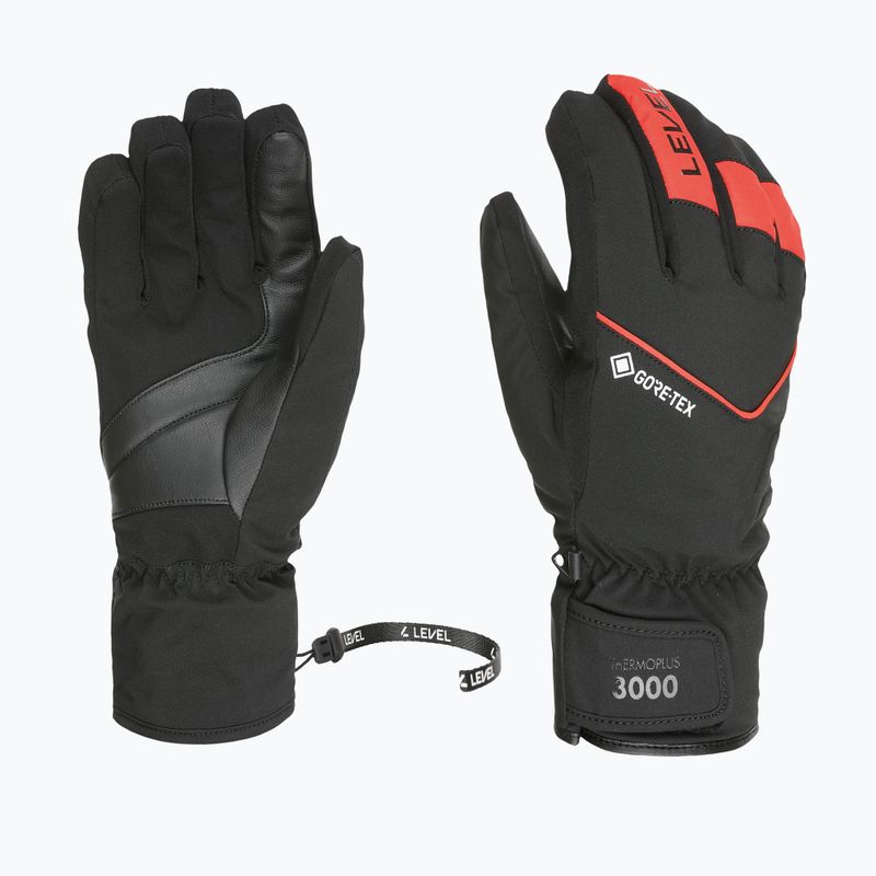 Pánské lyžařské rukavice Level Pilot Gore-Tex red