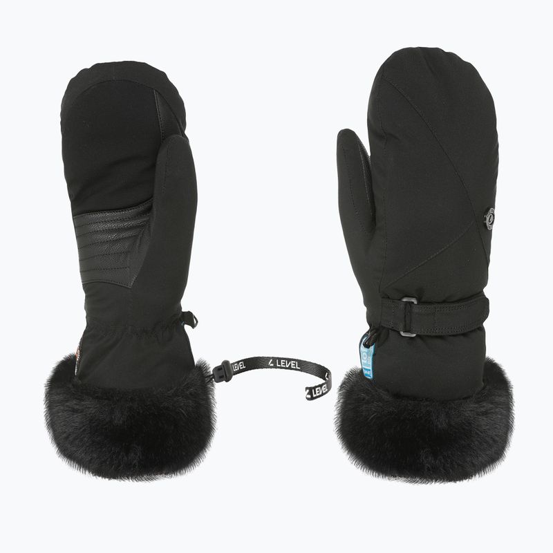 Dámské lyžařské rukavice Level Jolie Mitt pk black