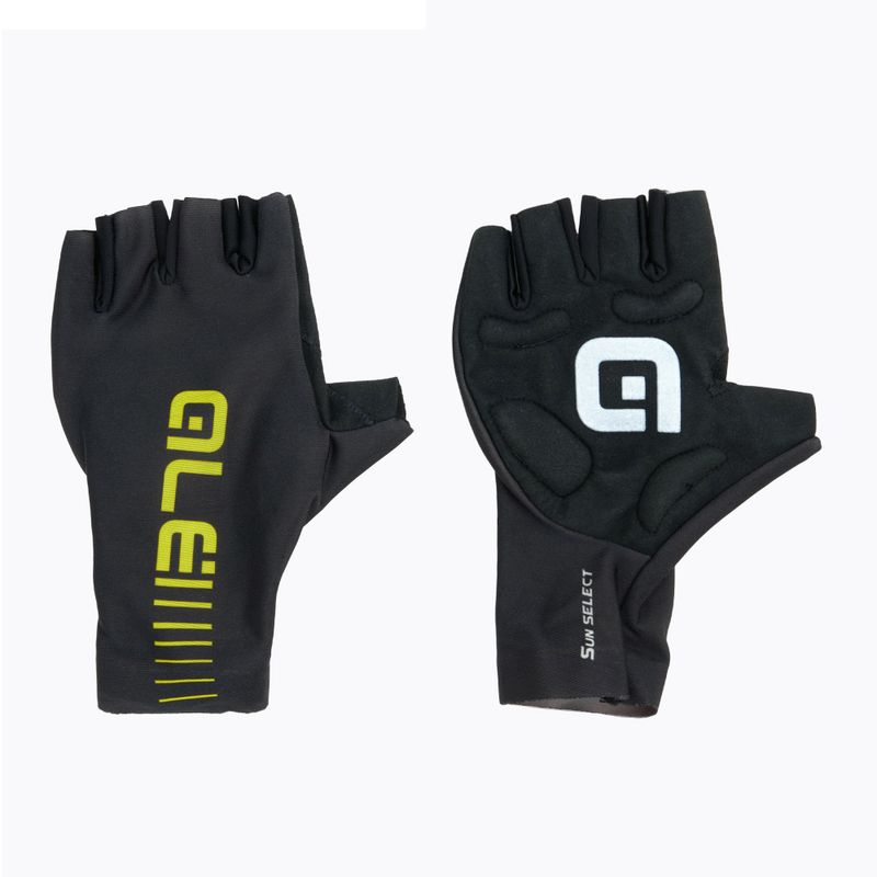 Cyklistické rukavice Alé Guanto Estivo Sun Select černo-bílé L17946718