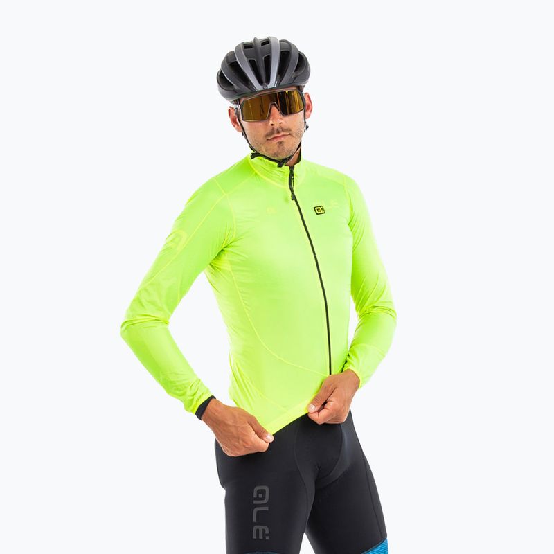 Pánská bunda na kolo Alé Giubbino Light Pack žlutá L15046019