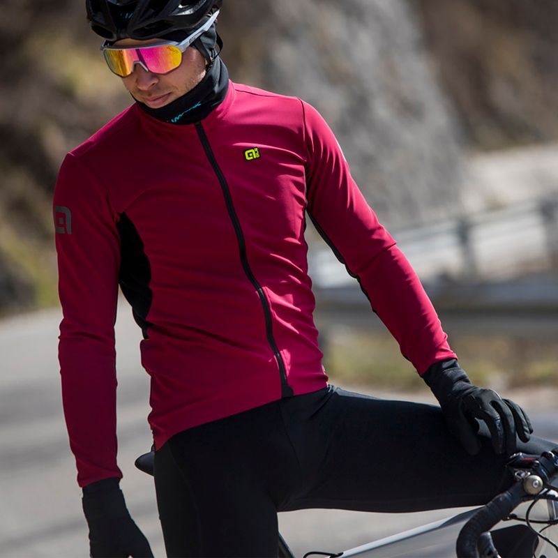 Pánská cyklistická bunda Alé Future Warm červená L22057494 9