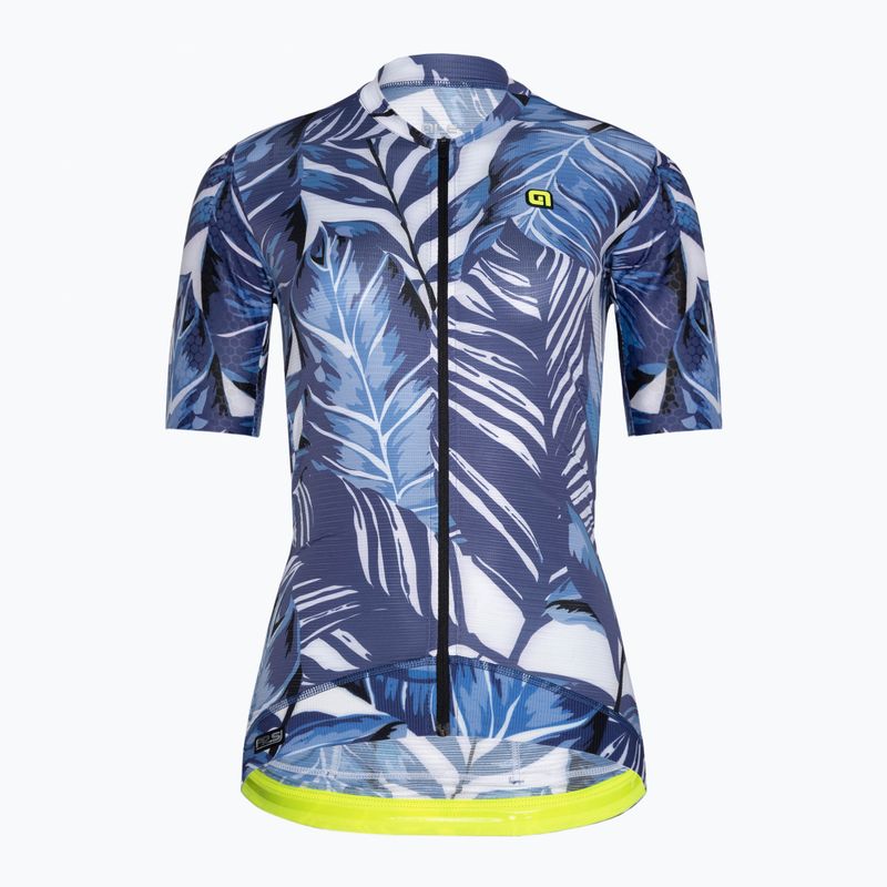 Dámský cyklistický dres Alé Leaf modrý L23118402 9
