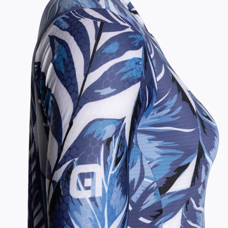 Dámský cyklistický dres Alé Leaf modrý L23118402 13