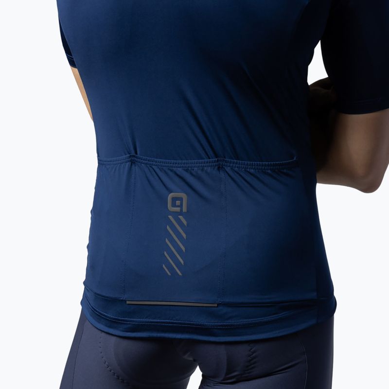 Pánský cyklistický dres Alé Color Block navy blue 5